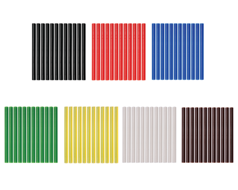 SET 12 BUC BATOANE PLASTIC, 7,2X100MM, ALBASTRU