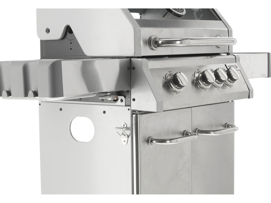 GRĂTAR PE GAZ ITAMI 3+1 ARZĂTOARE, 11.5KW, CAPAC CU GEAM