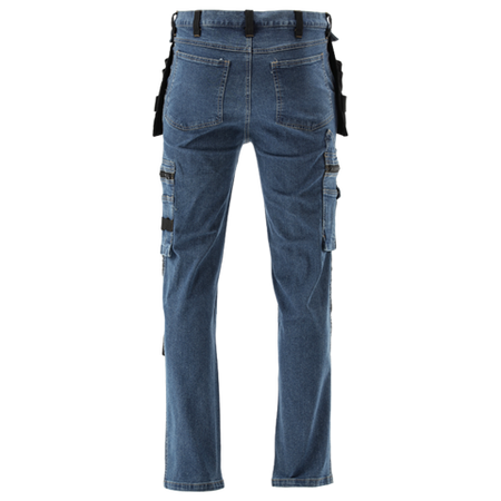 PANTALONI DE LUCRU, JEANS, CU ELASTAN, MĂRIMEA L/XL