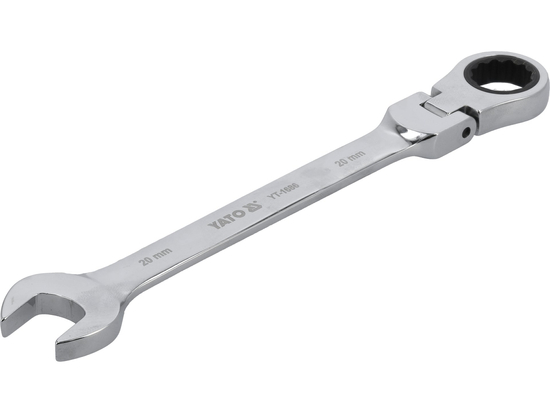 CHEIE COMBINATĂ CU CLICHET ȘI CAP FLEXIBIL 20MM