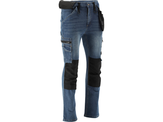 PANTALONI DE LUCRU, JEANS, CU ELASTAN, MĂRIMEA L/XL