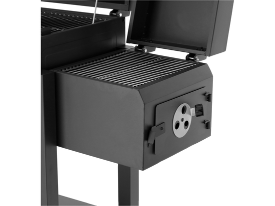 GRĂTAR CU CĂRBUNI, CU AFUMĂTOARE