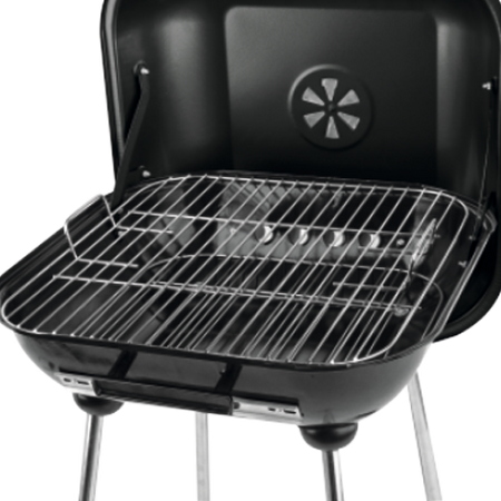 GRĂTAR CU CAPAC, SUPRAFAȚĂ DE GĂTIT 45X40CM