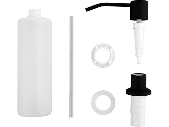 DISPENSER SĂPUN LICHID PRINDERE LAVOAR, NEGRU