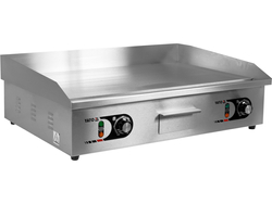 GRĂTAR ELECTRIC CU SUPRAFAȚĂ NETEDĂ, 2X2.2KW, 735X420MM
