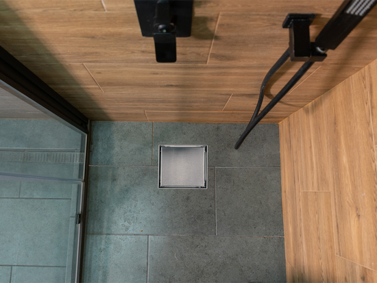 RIGOLĂ DUȘ PĂTRATĂ, 250X250MM, WET&DRY