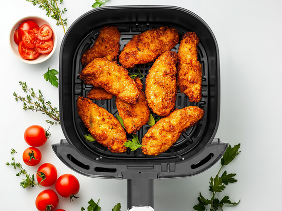 FRITEUZĂ AER CALD 1450W 5L NEGRU