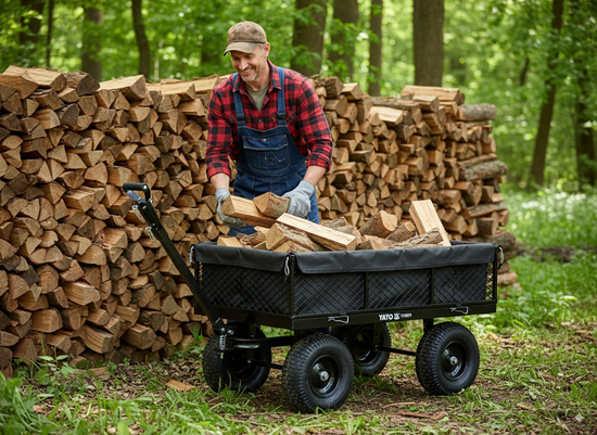 CARUCIOR GRADINA XL 450KG CU HUSA