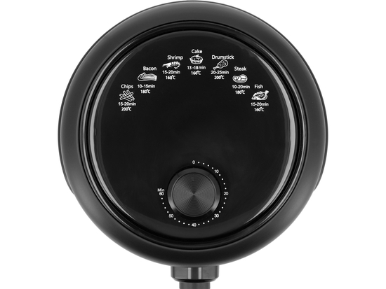 FRITEUZĂ AER CALD 1000W 2.6L NEGRU