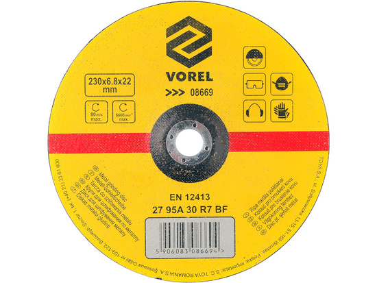 DISC ȘLEFUIT METAL 230X6,8X22MM