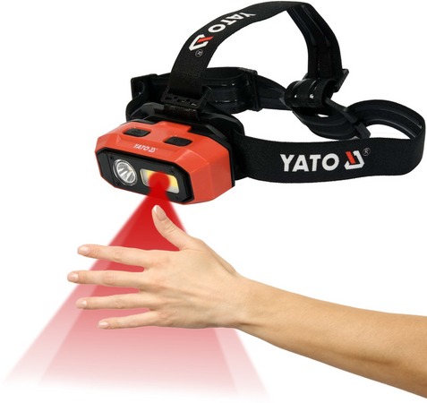 LANTERNĂ DE CAP CU ACUMULATOR, 800LM,3.7V, 2200MAH