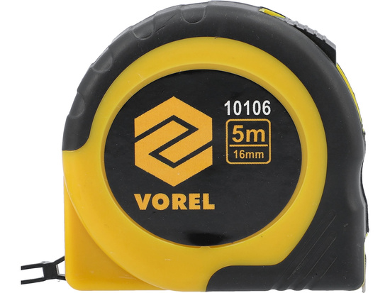 RULETĂ 5MX16MM, GALBEN - NEGRU