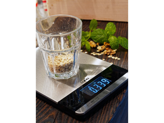 CÂNTAR DE BUCĂTĂRIE, OȚEL INOXIDABIL, 15X22.5X1.5CM