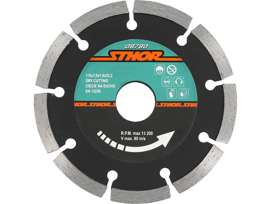 DISC DIAMANTAT SEGMENTAT 115X1.9MM H7