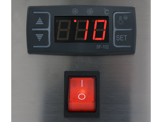 VITRINĂ FIRGORIFICĂ 5X1/2GN, 175X39X37CM