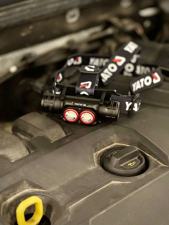 LAMPĂ FRONTALĂ CU ACUMULATOR 3000LM