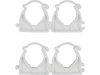 SET 4 CLEME BLOCABILE SUPORT ȚEAVĂ PVC, PE, PE-X, PP, PB, 22MM