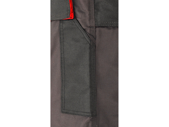 PANTALONI DE LUCRU CU PIEPTAR, BASALT, MĂRIMEA 2XL
