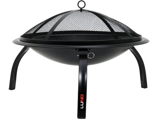 VATRĂ DE OȚEL CU PICIOARE RABATABILE, 56X39CM