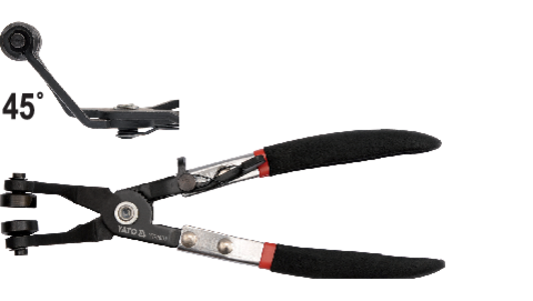 CLEȘTE PENTRU SIGURANȚE FURTUN, VÂRF ÎNDOIT 215MM