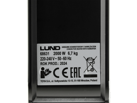 INCALZITOR CONV.CU UMIDIFICATOR 2000W