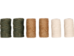 SET 6 MOSOARE SFOARĂ DIN IUTĂ ȘI BUMBAC