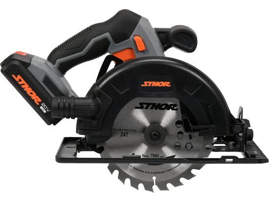 CIRCULAR DE MÂNĂ STHOR 20V, 165MM, 1X2AH