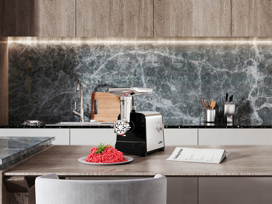 MAȘINĂ TOCAT CARNE 350W, OȚEL INOXIDABIL