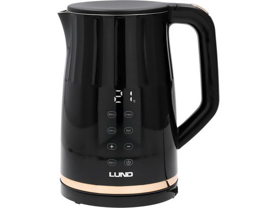 FIERBĂTOR ELECTRIC 1,7L, CONTROLUL TEMPERATURII, NEGRU