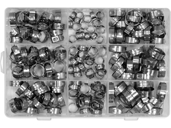 SET CLEME METALICE CU URECHE, 180 BUC