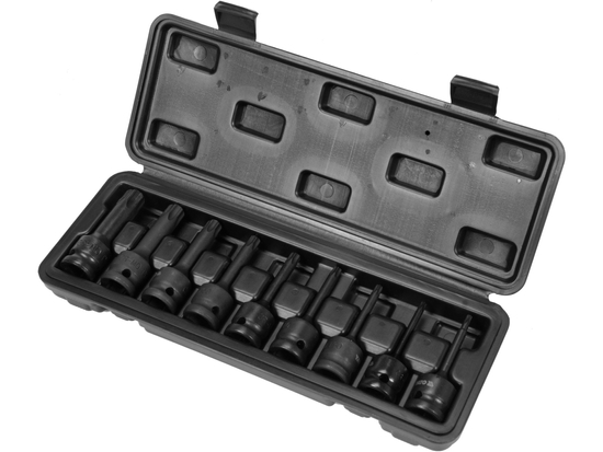 SET CHEI TORX DE IMPACT 1/2'', 9 BUC