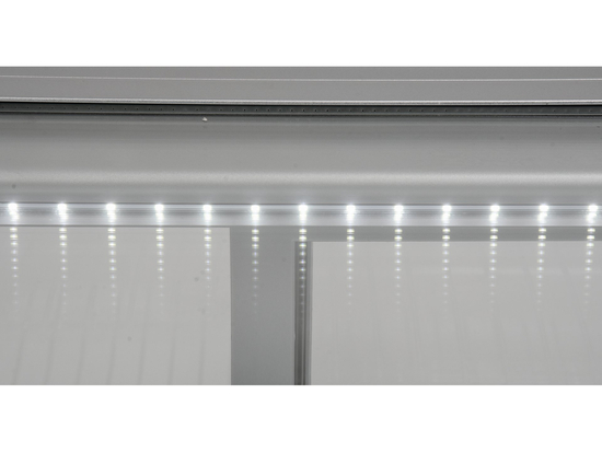 VITRINĂ FIRGORIFICĂ DE PREZENTARE 120L 70.2X56.8X68.6CM -ARGINTIU