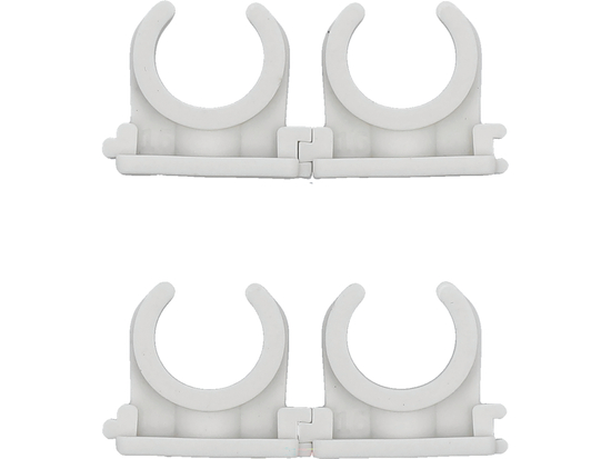 SET 4 CLEME SUPORT ȚEAVĂ PVC, PE, PE-X, PP, PB, 15-16MM