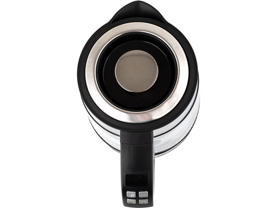 FIERBĂTOR, CANĂ DE STICLĂ, 1,7L, CONTROLUL TEMPERATURII