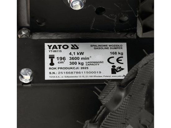 ROABĂ PE BENZINĂ 300 KG, 196 CC