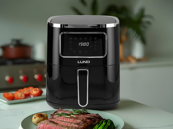 FRITEUZĂ AER CALD 1450W 5L NEGRU