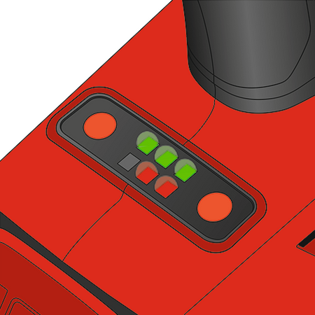 SET PISTOL DE IMPACT 1/2", 700NM, 18V, 21 PIESE