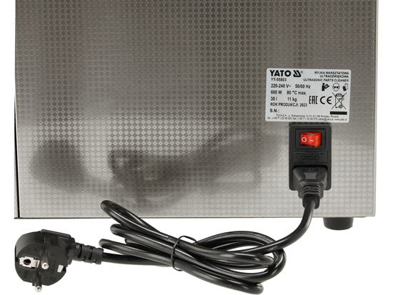 DISPOZITIV PENTRU CURĂȚAT PIESE CU ULTRASUNETE, 30L