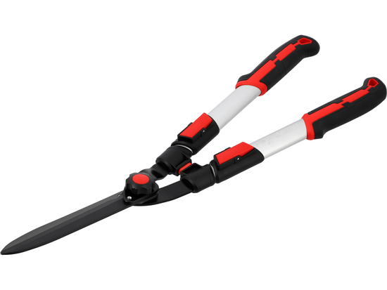 FOARFECĂ TELESCOPICĂ PENTRU GARD VIU CU LAMĂ DREAPTĂ, MÂNER ALUMINIU