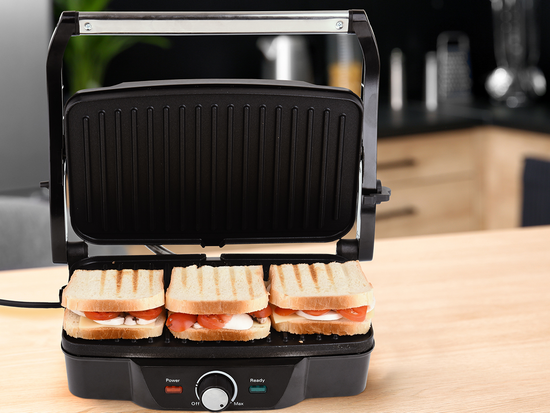 GRILL ELECTRIC 1600W, 28 X 17CM, REGLAREA TEMPERATURII