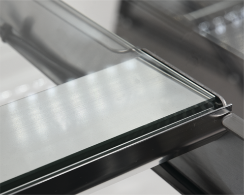 VITRINĂ FIRGORIFICĂ CU REFRIGERARE 350L - NEGRU