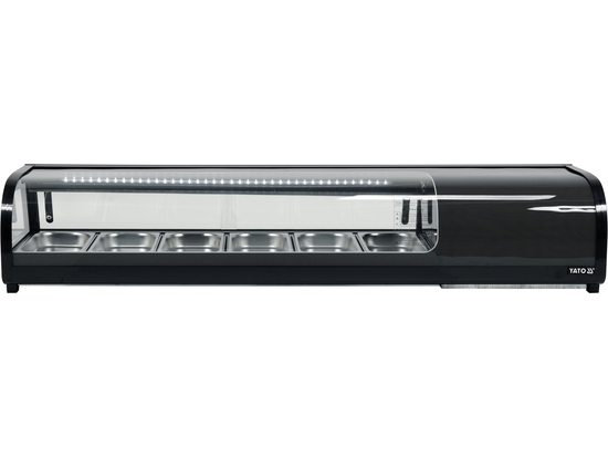 VITRINĂ FIRGORIFICĂ 6X1/3 GN, 153X42X26,5CM