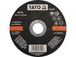 DISC TĂIAT METAL 125X3.2X22MMDISC TAIAT METAL 125X3.2X22MM