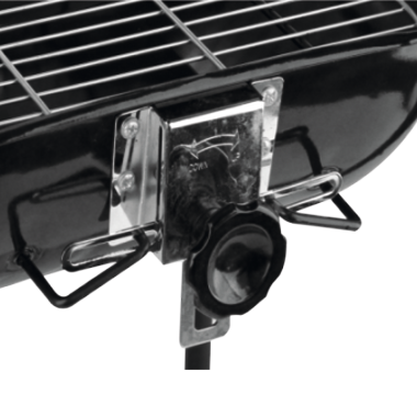 GRĂTAR CU CAPAC ȘI RAFTURI, SUPRAFAȚĂ DE GĂTIT 45X40CM