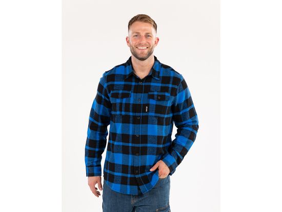 CĂMAȘĂ DE FLANEL, ALBASTRU, MĂRIMEA 3XL