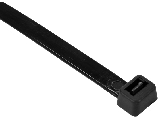 COLIERE PLASTIC 400X7.6MM, 50 BUC, NEGRU