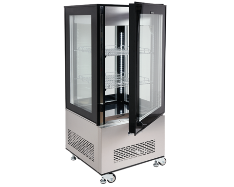 VITRINĂ FIRGORIFICĂ PRĂJITURI, 270L, 65X65X150CM