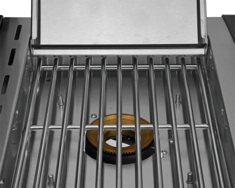 GRĂTAR PE GAZ YOKATE 4+1, OȚEL INOXIDABIL, 17,5KW