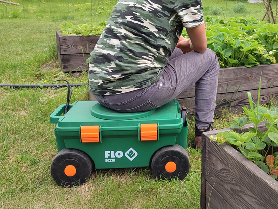 CUTIE DEPOZITARE PT GRADINĂ, PE ROȚI