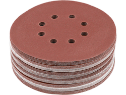 SET 50 DISCURI ABRAZIVE VELCRO, 150MM, 8 GĂURI, P150